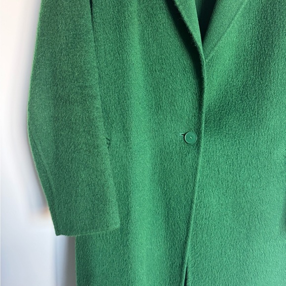 Sandro Green Wool Coat - Picture 8 of 9